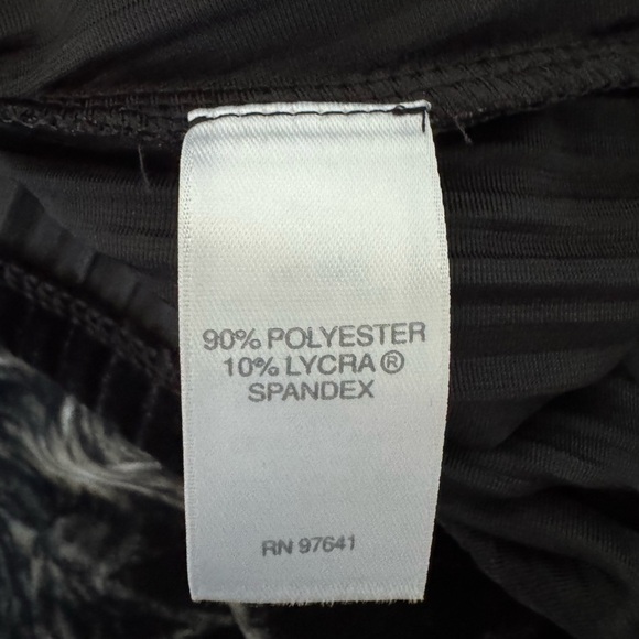 J. Jill Wearever Collection Black Velvet Pleated Top - Picture 6 of 9